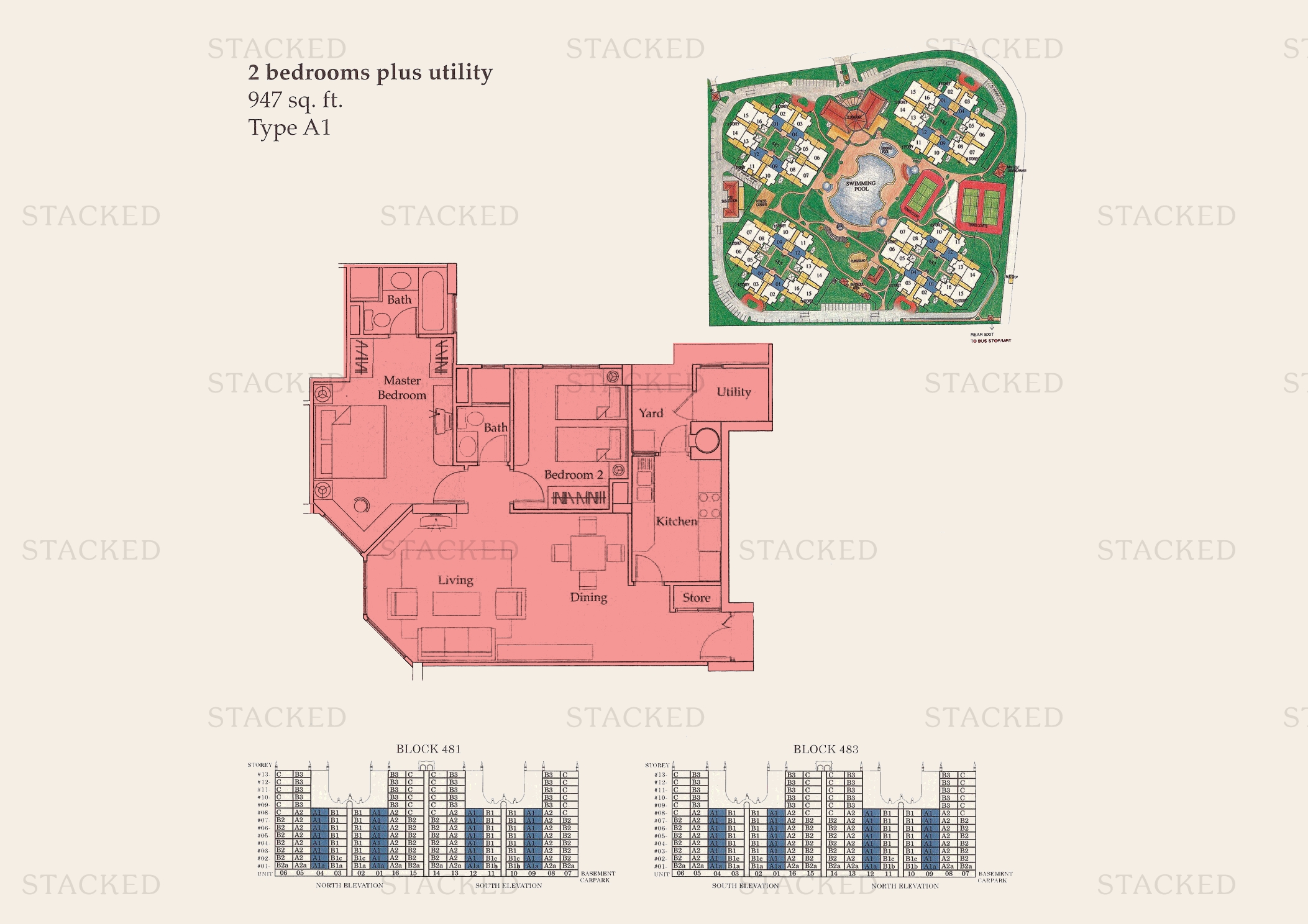 Stacked homes Castle Green Singapore Condo Floor Plans, Images And